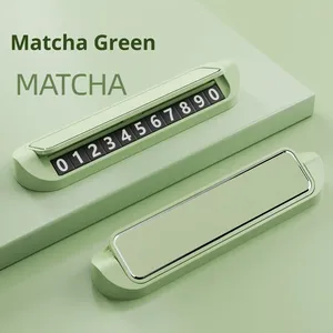 Placa de Matrícula Temporal de Alta Calidad para Coche, con Botón de Ocultación Magnética, de Lujo, de Aleación de Aluminio, Señal de Reubicación de Vehículos - Product Image 2