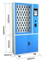 Armoire de gestion de clés intelligente Stockage de haute sécurité Concessionnaire automobile Système Rfid Armoire à clés murale en libre-service à verrouillage intelligent