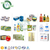 Étiqueteuse auto-adhésive à surface plane de boîte de carton de livre de bouteille chimique de bureau avec imprimante de code de date