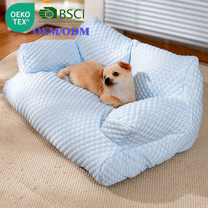 Haustier-Sofa Großhandel Ganzjährig Universell Abnehmbar Waschbar Katzenbett Hundehütte Wasserdicht Atmungsaktiv Eisseide Katzennest Jiangsu - Product Image 1