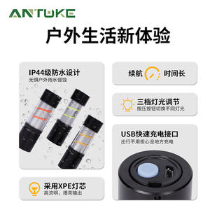 Nueva Mini Linterna LED, Portátil, de Colores, Luz de Emergencia, Funciona con Pilas AAA, Carcasa de Plástico, Alcance de 200M - Product Image 4