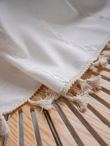 Moderno stile bohémien striscia di tenda velo trasparente soggiorno Vintage nappa tessuto di cotone tende di stoffa - Product Image 5