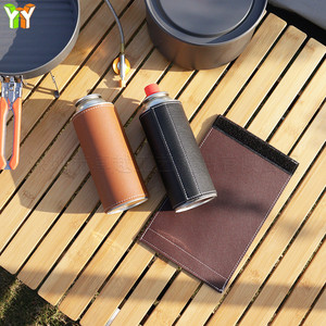 Long leather case for outdoor <b>camping</b> <b>gas</b> cylinders, cold-weather <b>gas</b> cylinder storage cover, protective leather case for <b>gas</b> - Product Image 1