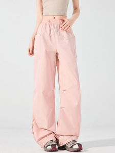 Pantalon de sport décontracté à séchage rapide pour femme, pantalon large, pantalon de parachutiste ample, pour homme, été - Product Image 3
