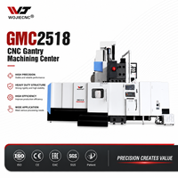 Machine de fraisage CNC ATC à faible consommation d'énergie GMC2518 avec une grande zone de travail, faible coût pour le traitement de l'acier