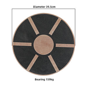Planche d'équilibre ronde en bois de Yoga pour équipement de Fitness planche oscillante debout planche d'équilibre de bureau formateur coussin d'équilibre de gymnastique - Product Image 2