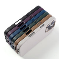 Nouvelle vente flash pour iPhone, étui en cuir antichoc pour iPhone 13 14 15 16 Pro Max, étui de téléphone en cuir de style officiel