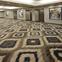 Tapis imprimé personnalisé Tapis de sol coloré Tapis de salle de banquet d'hôtel utilisé
