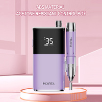 HOWYEA HY-1017 Hoge Snelheid USB Oplaadbare Nagelboormachine - Draagbare Professionele Nagelkunsttool in Pen-vormig Ontwerp US