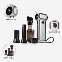 Ventilateur turbo portatif sans balais 180W 6000mAh pour le nettoyage de voitures, PC et claviers - Vente en gros