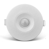 Détecteur de mouvement infrarouge encastré au plafond avec temporisation, pour usage domestique et professionnel, capteur radar infrarouge à détection de lumière 3-6m