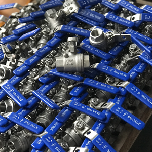 วาล์วบอลยูเนียนสองชิ้น สแตนเลสสตีล Ss304 ขนาด 2 นิ้ว 2 ชิ้น (2pcs) รุ่น TKFM Cf8m 1000 <span class=keywords><strong>Wog</strong></span> - Product Image 4