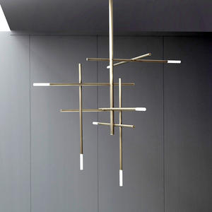 โคมไฟระย้าสไตล์นอร์ดิก มินิมอล โพสต์โมเดิร์น เรโทร อินดัสเทรียล สำหรับห้องนั่งเล่น ล็อบบี้โรงแรม ร้านอาหาร - Product Image 2