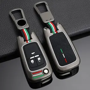 Funda de aleación de Zinc para llave de coche, cubierta de lujo para Chevrolet Cruze Aveo Trax <span class=keywords><strong>Opel</strong></span> Astra Corsa <span class=keywords><strong>Meriva</strong></span> Zafira - Product Image 1