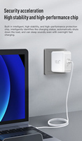 Chargeur USB-C Type C USB PD GaN 30W 45W 60W 61W 87W 96W 100W 118W 140W Adaptateur de charge rapide pour Apple Mac Book Macbook Ordinateur portable