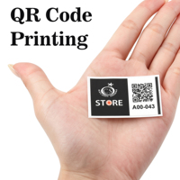 Autocollants industriels, étiquettes personnalisées, papier synthétique résistant à l'huile, code-barres, code QR variable, numéro de série, impression par lots, durable