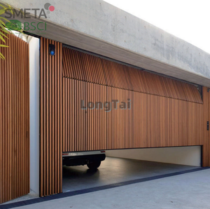 Porte de garage en bois massif Andexin, style australien, naturelle, respirante, robuste, apparence unique pour les résidences modernes haut de gamme - Product Image 3
