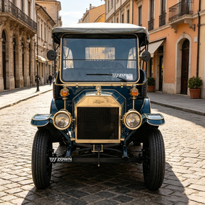 Voiture électrique de tourisme vintage à énergie propre et durable, sans pollution, chariot rétro pour le tourisme culturel et les projets écologiques - Product Image 1