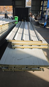 Giá Rẻ Nhà Máy Giá <span class=keywords><strong>Eps</strong></span> Mousse Roof Bảng Điều Chỉnh Máy Làm Tường Bảng Điều Khiển PU Bánh Sandwich Không Thấm Nước Dây Chuyền Sản Xuất Cho Mái Tường Bảng Điều Chỉnh - Product Image 4