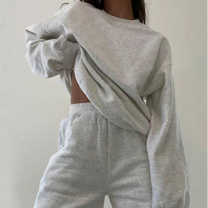 Ropa informal de verano para mujer, sudadera gris de diseño Vintage, pantalones cortos, ropa deportiva para Fitness, Topps, Sudadera con capucha de algodón de tamaño libre, estampado largo - Product Image 1