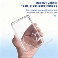 Funda Protectora Rígida Transparente Negra y Blanca para iPod 5ta, 5.5ta Generación Video 60GB 80GB, 6ta Generación Classic 160GB, para Carcasa de 13.5mm