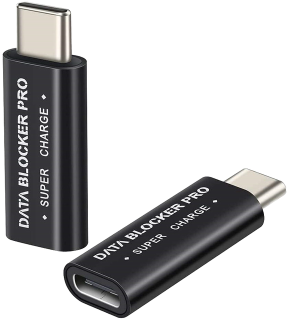 JMAX USB Type-C Data Blocker Adapter with Quick Charge 5A 50V Defender USB Data Blocker Theft for iPhone iPad OEM Accepted