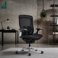Chaise de bureau ergonomique en cuir, chaise d'ordinateur en cuir haute densité, siège de poste de travail moderne pour bureau, maison et espace d'étude