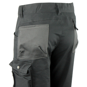 Pantalones de trabajo de carga personalizados Uniforme de ropa de trabajo de construcción de poliéster transpirable con múltiples bolsillos para trabajadores - Product Image 5