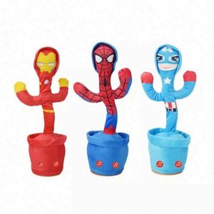Hot Sale Custom Dancing Cactus Toy for Kids Luminous USB Charging Plushie Animal Singing Recording <b>Repeating</b> Talking Features - Product Image 5