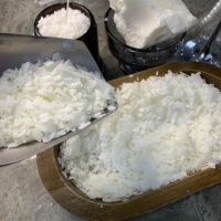 Flocons de cire de soja pure à 100 % pour la fabrication de bougies parfumées, aromathérapie artisanale, matière première en vrac, 25 kg