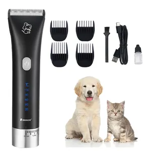 ペット用卸売犬用バリカンUSB充電式ヘアカットトリマー猫用シェーバー切断機ペットグルーミング製品