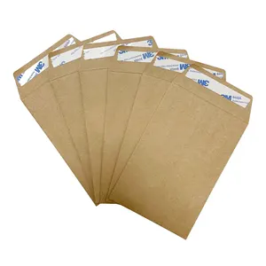 電話ケースのパッキングのためのあなた自身のロゴが付いている熱い販売の堅いボール紙のクラフト紙バッグ茶色のクラフト紙バッグカスタム