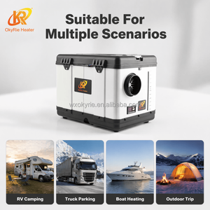 Nuevo <span class=keywords><strong>Aire</strong></span> <span class=keywords><strong>Acondicionado</strong></span> Diésel OkyRie de 12V 24V 220V Similar a Webasto y Caja de Herramientas de Plástico de 5KW para Camiones, Ventilador para Camión - Product Image 5