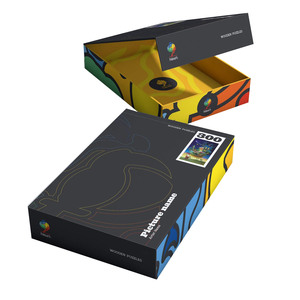 Eid Mubarak Box HENGXING Luxury Black Large Magnetic Lid Closure Eid Mubarak Gift Box
