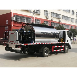 รถบรรทุกจ่ายแอสฟัลต์ Foton 4*2 5 ตัน เครื่องพ่นยางมะตอยสำหรับงานก่อสร้างถนน ดีเซลใหม่ เกียร์ธรรมดา ยูโร 3 - Product Image 4