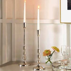 Bougeoir en aluminium pour centres de table Décoration et décoration de table de mariage Bougeoir en aluminium pour pilier Décoration de Noël - Product Image 1