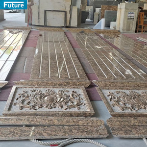 Natural Customize Thin Polished Honed Flamed Gold <strong>Granite</strong> <strong>Slabs</strong> Modern Kitchen Countertops Outdoor Exterior Wall Panel Staircase - Product Image 1