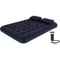 Matelas gonflable de lit d'air des prix bon marché avec des oreillers et la pompe à main