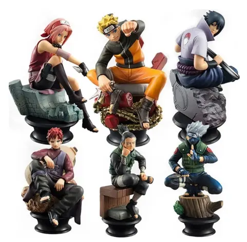 TCXW033105 Alta qualidade Produtos Populares 6 estilo grande figura brinquedos edição adulto narutos figura set PVC figura anime