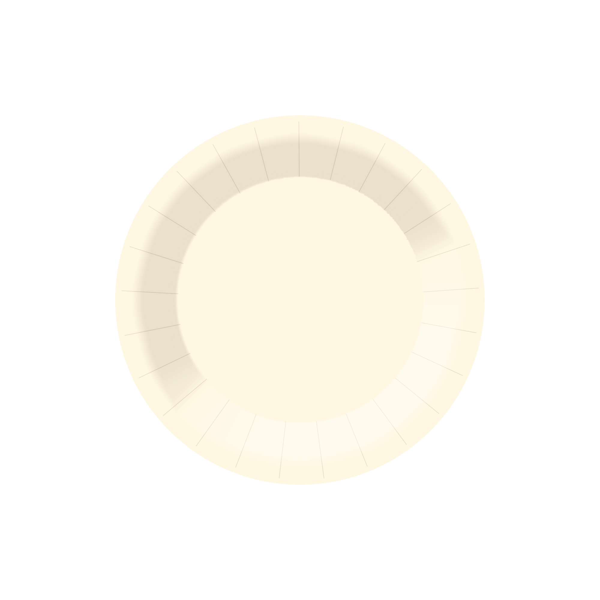 Plato de papel de 9 pulgadas * 8 piezas