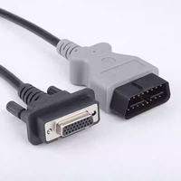Cable lector de código OBD2 personalizado J1962 16 pines macho hembra para coches universales 12V/24V pantalla LCD 1 año de garantía