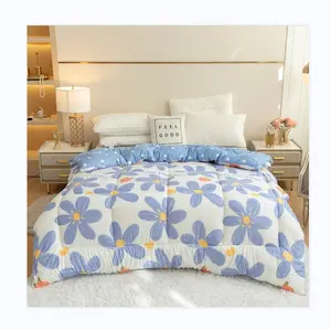 Wholesale 2023 Cheap Four Seasons Printed Quilts Warm Winter Comforter Plain Summer Quilt