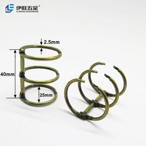 YIWANG Wholesale Factory Mini Loose-leaf <b>Book</b> Ring Calendar Clip - Product Image 3