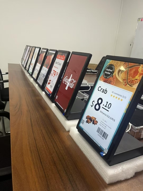 Electronic Price Tag Full Color TFT-LCD Display Panel Restaurant Menu Bar Price List