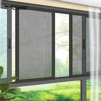 Fenêtres coulissantes en aluminium avec moustiquaire fenêtres push and pull fournisseur de fenêtres
