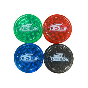 60MM <b>Plastic</b> Three-Layer Dry Herb <b>Grinder</b> Lightweight and Portable Simple Design Durable <b>Grinder</b>/Shredder for - Product Image 1