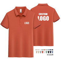 Camiseta Polo Personalizable Antiarrugas y Absorbente de Humedad, Uniforme con Logotipo Bordado Personalizado para Trabajo en Equipo, Hombres y Mujeres