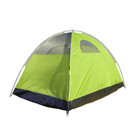 Tente de camping extérieure quatre saisons double couche Oxford pour 2 personnes, design imperméable et coupe-vent, avec armature diagonale pour la randonnée