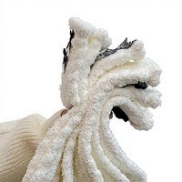 Chaussettes personnalisées pour femmes, hiver, en polaire corail épaisse et duveteuse, mi-mollet, pour dormir, post-partum, pour la maison, chaudes, avec logo personnalisé, vente en gros