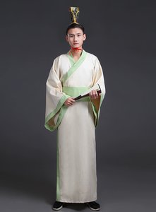 Robe chinoise, costumes de chevalier ancien, kimono pour hommes, costume traditionnel chinois vintage ethnique, costume de scène, costume de danse Hanfu - Product Image 5